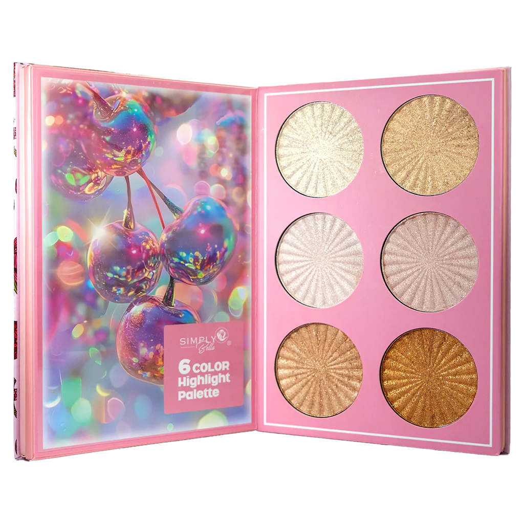Simply Bella Palette Book – Blush, Brow, Contour & Highlight - Cherrylicious