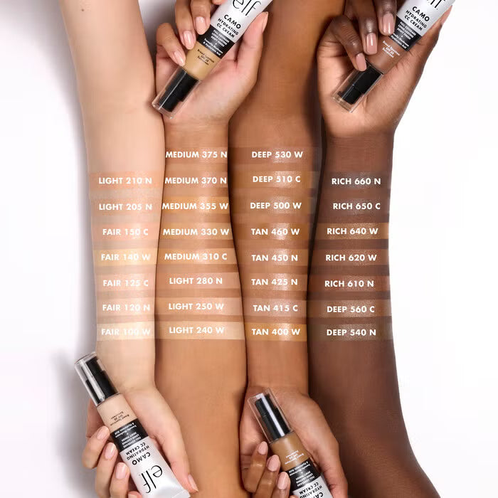 ELF Camo CC Cream with medium to full coverage and SPF 30