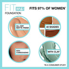 Maybelline Fit Me! Matte + Poreless Foundation Pouch - 245 Classic Beige