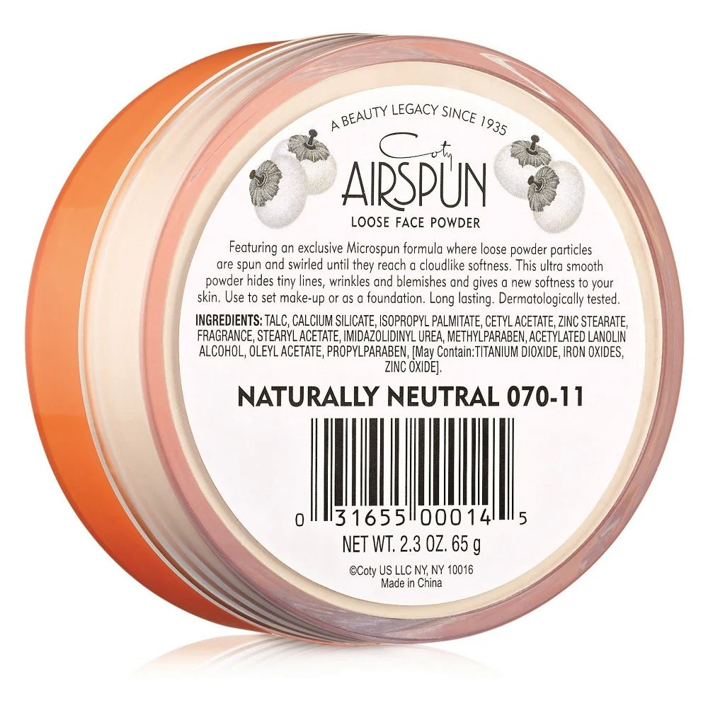 Airspun Loose Face Powder - Naturally Neutral