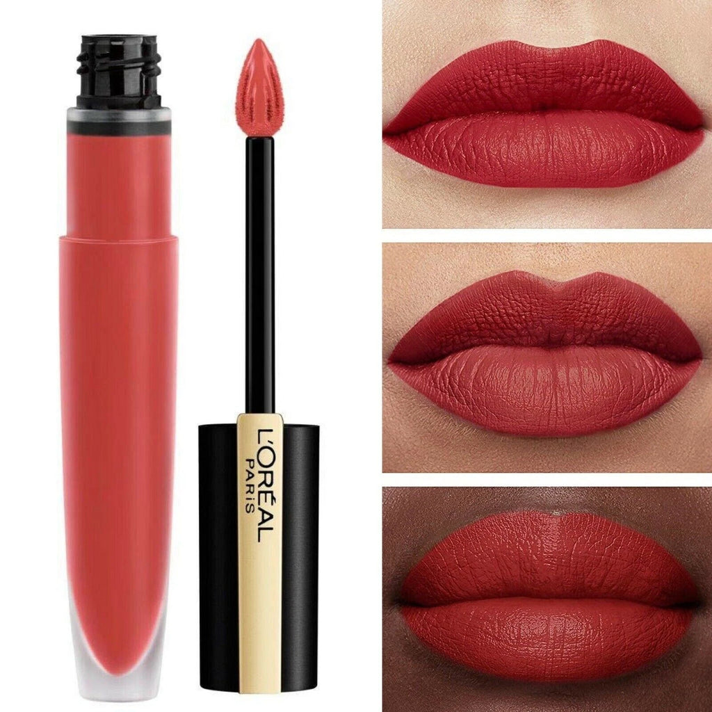 L'oreal Rouge Signature Matte Lipstick - 454 Red