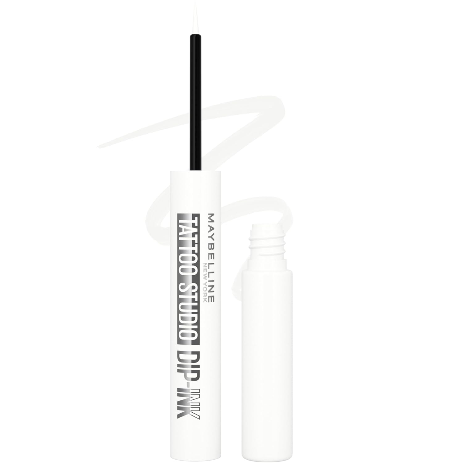 MAYBELLINE Tattoo Studio Dip-Ink Liquid Eyeliner - 104 White Canvas