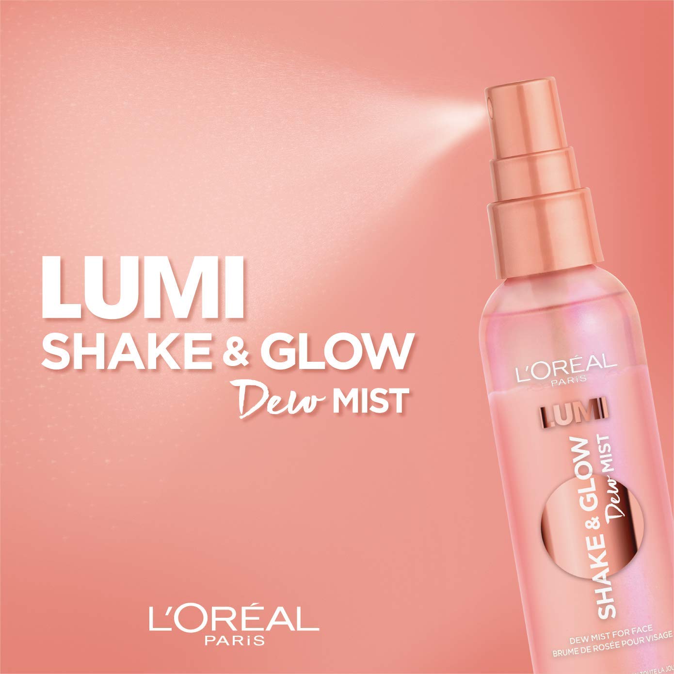 L'oreal Lumi Shake & Glow Dew Mist - 1oz