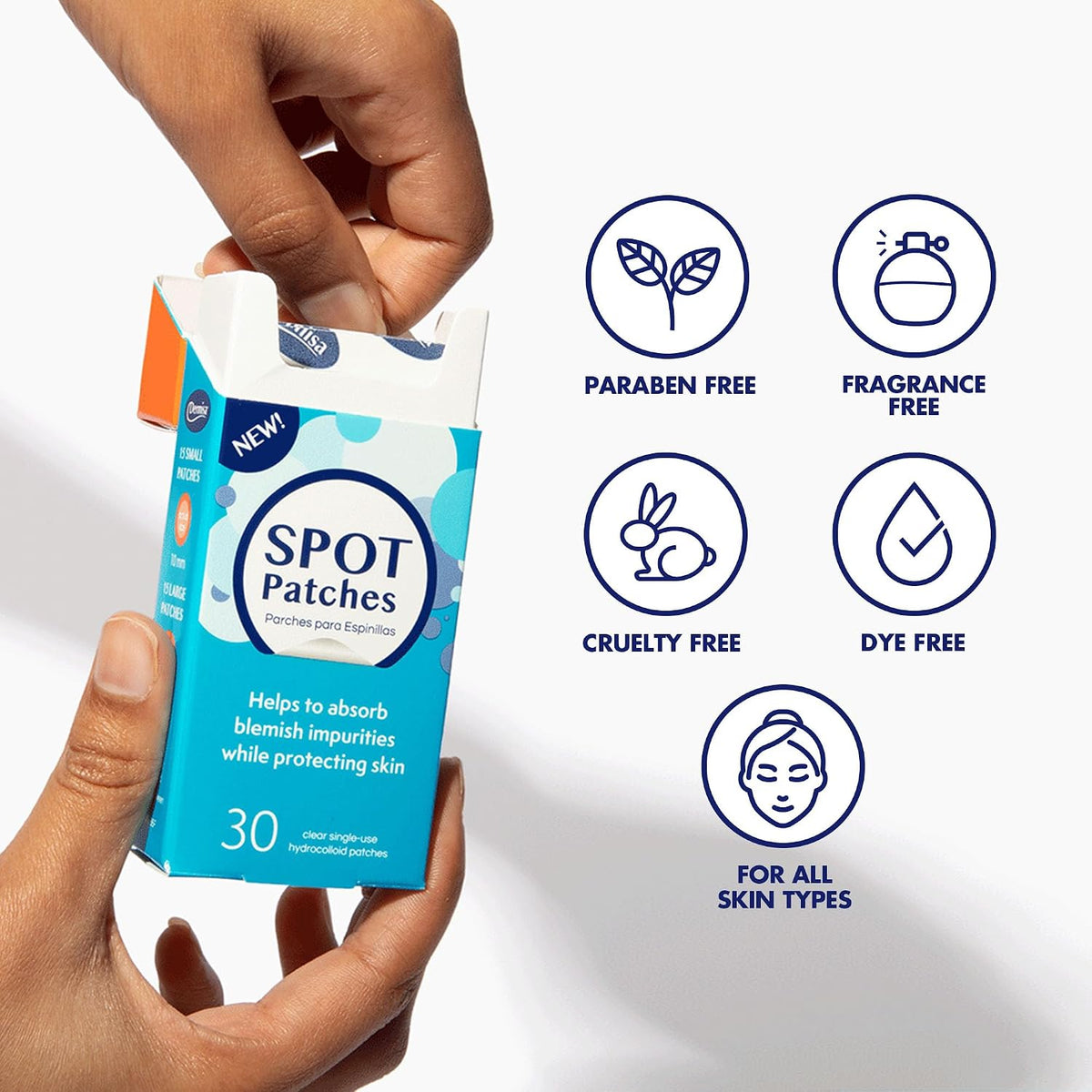 Dermisa Hydrocolloid Spot Patches for Pimples and Breakouts