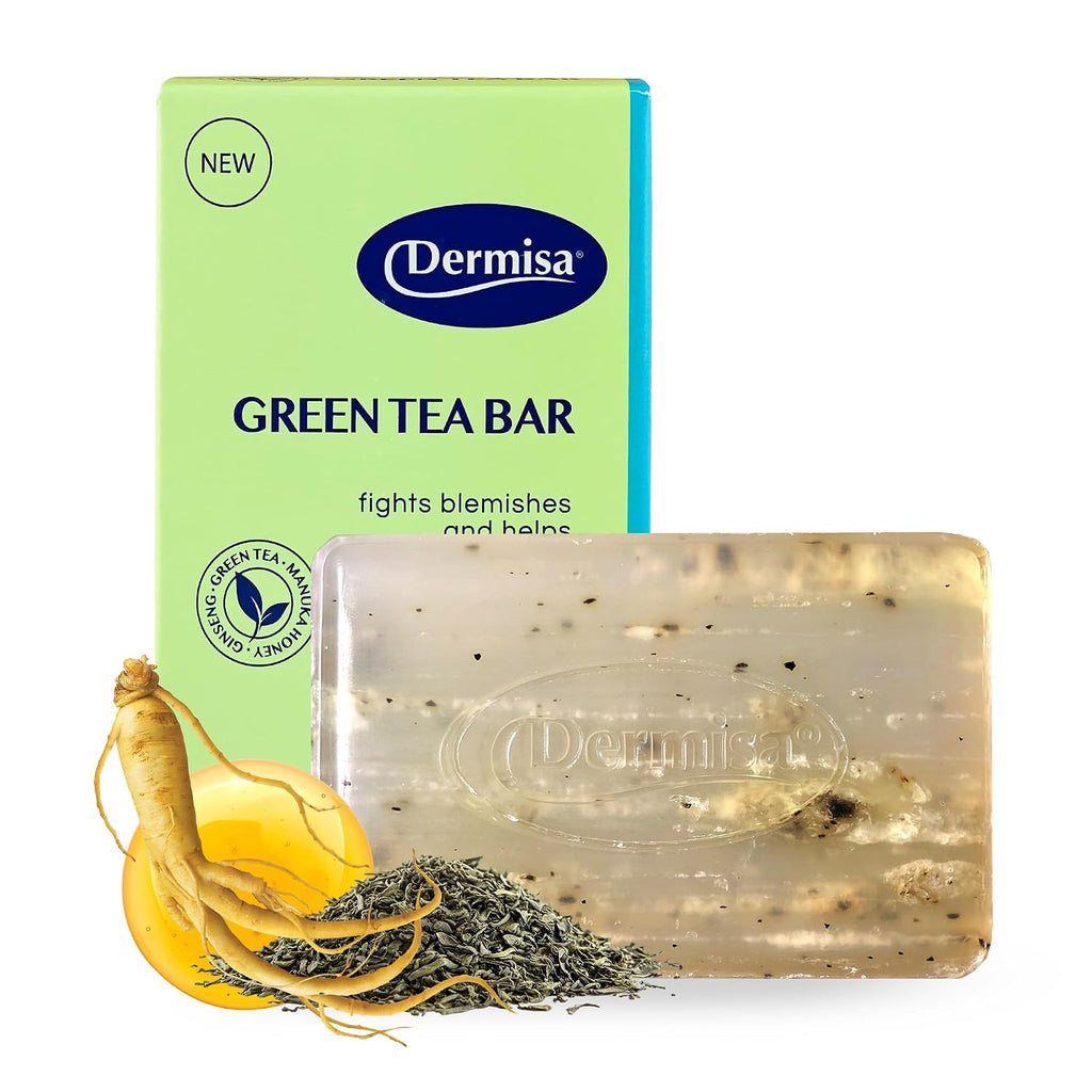 Dermisa Green Tea Bar with Manuka Honey and Ginseng