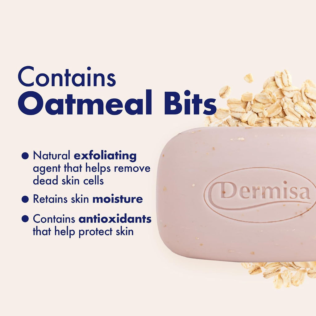Dermisa Oatmeal Bar with Colloidal Oatmeal and Soothing Aloe Vera