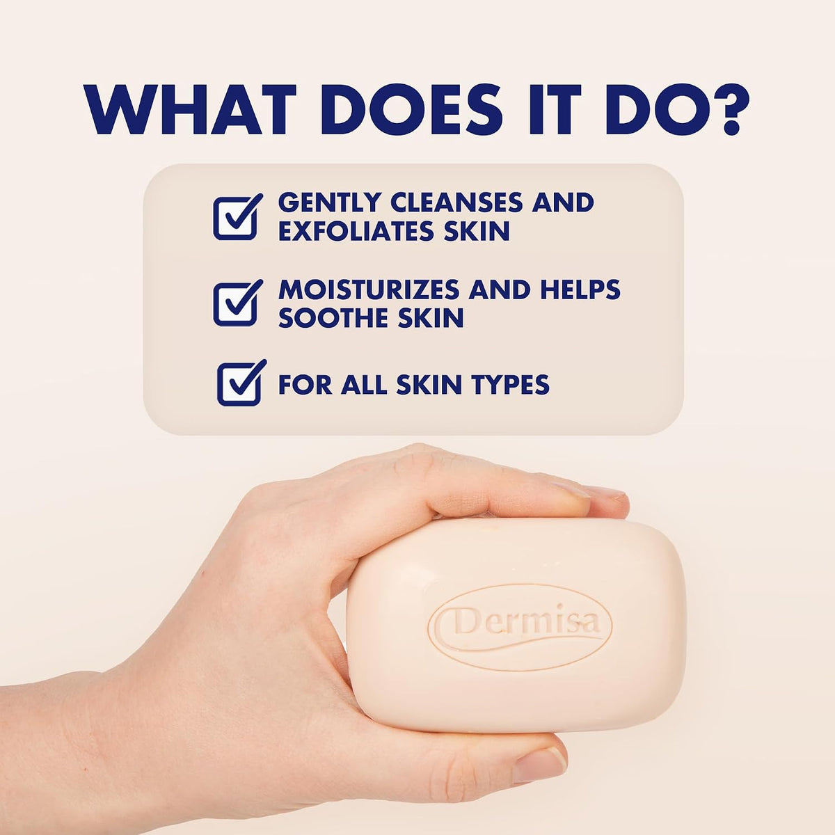 Dermisa Oatmeal Bar with Colloidal Oatmeal and Soothing Aloe Vera