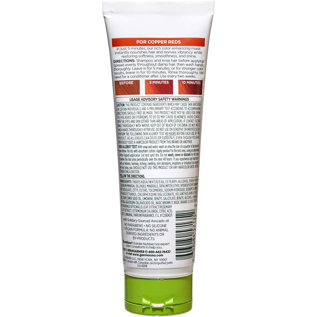 Garnier Nutrisse Color Reviver 5 Min Color Mask - Vibrant Copper
