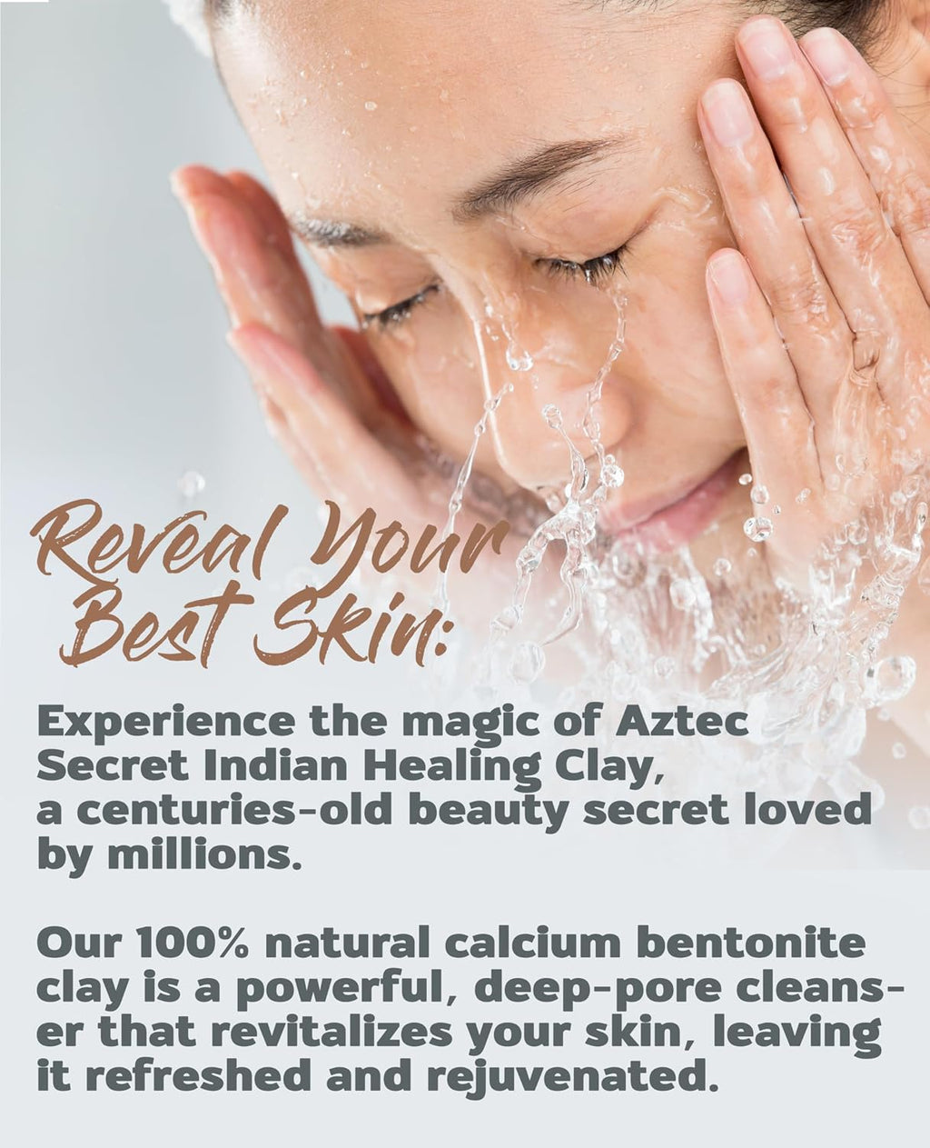 Aztec Secret Indian Healing Clay 1 lb – Deep Pore Cleansing Facial & Body Mask