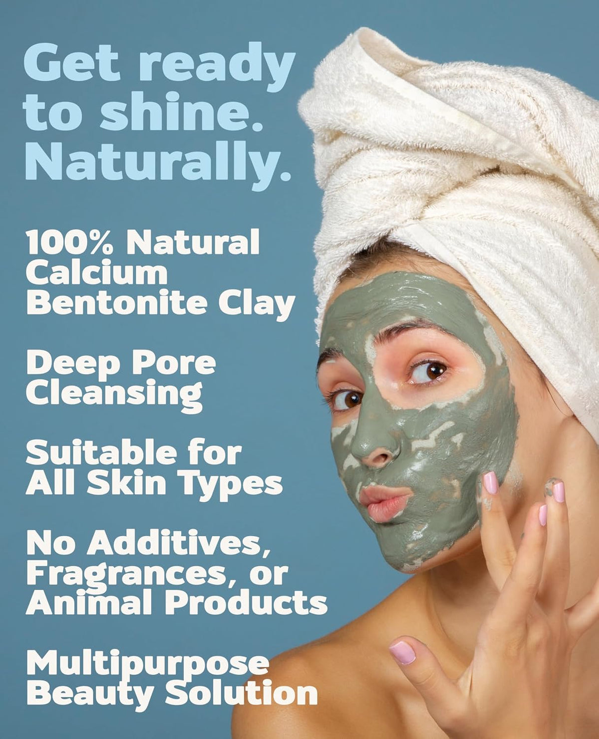 Aztec Secret Indian Healing Clay 2 lb – Deep Pore Cleansing Facial & Body Mask