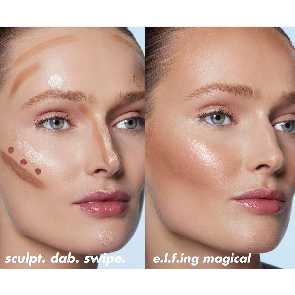 elf Halo Glow Liquid Illuminating Beauty Wand - Rose Quartz
