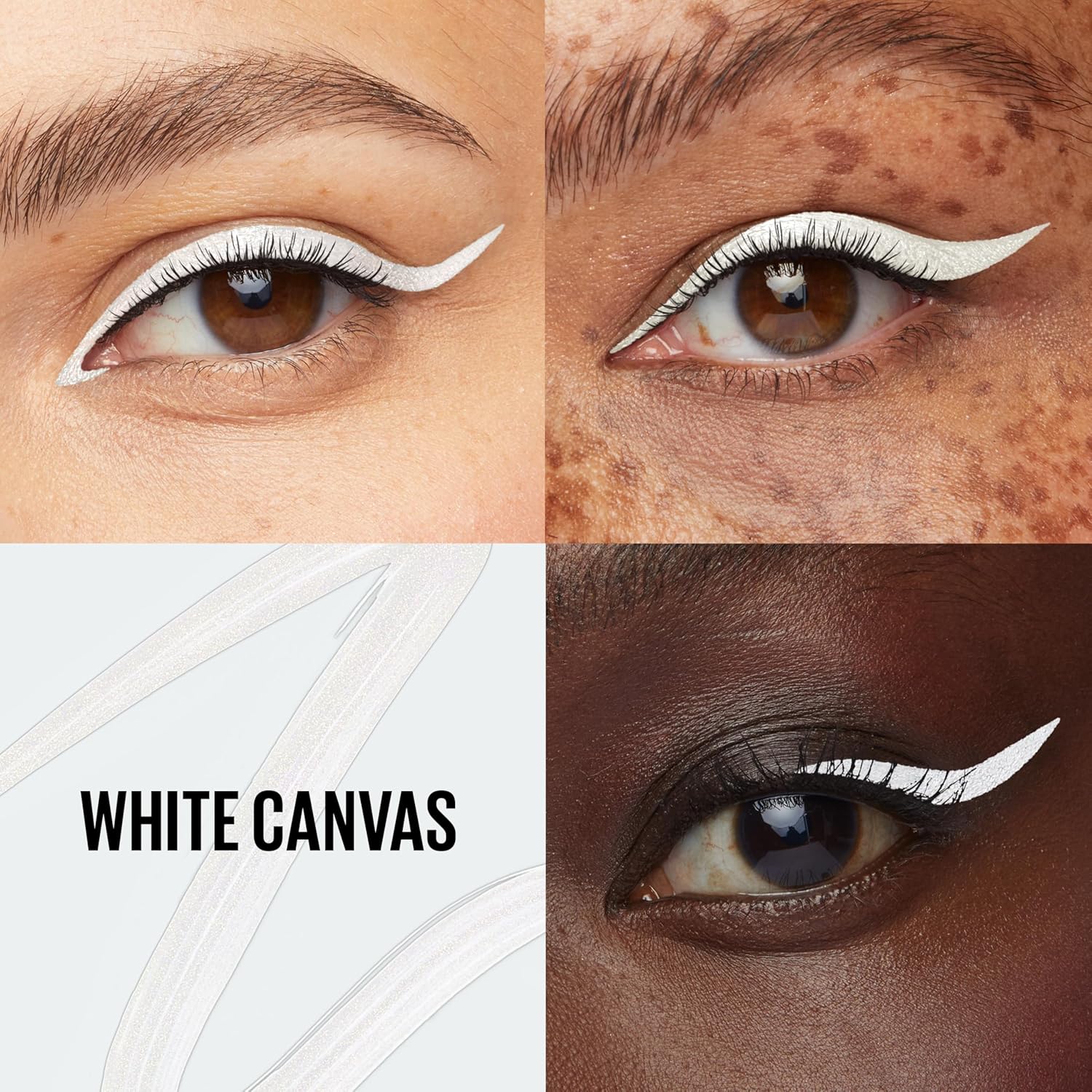MAYBELLINE Tattoo Studio Dip-Ink Liquid Eyeliner - 104 White Canvas