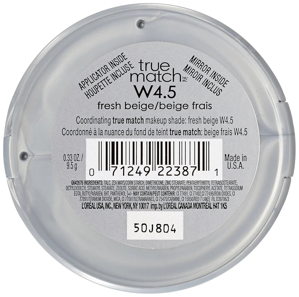 L'oreal True Match Super Blendable Powder - 4.5 Fresh Beige