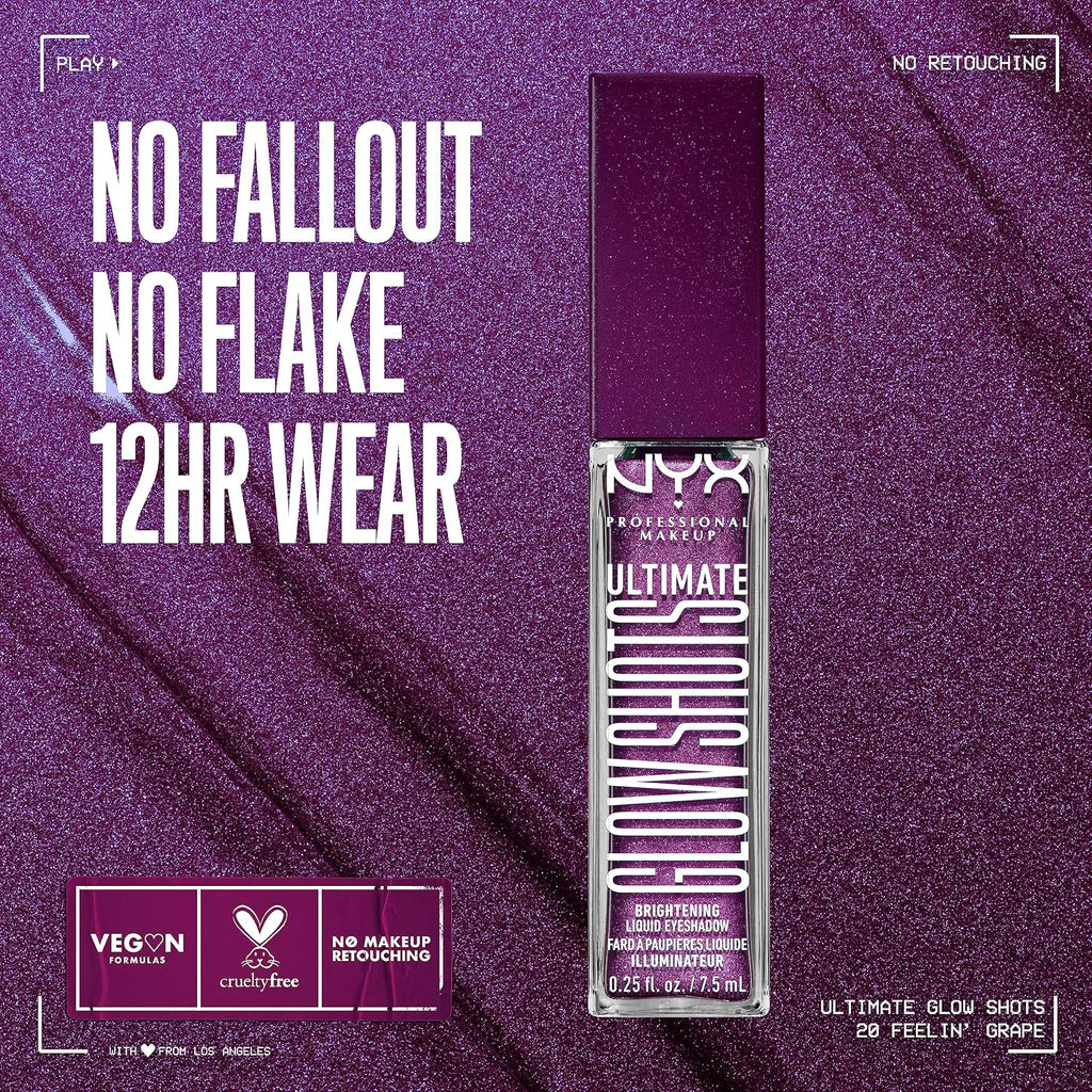 Nyx Ultimate Glow Shots Liquid Eyeshadow - Feelin´ Grape