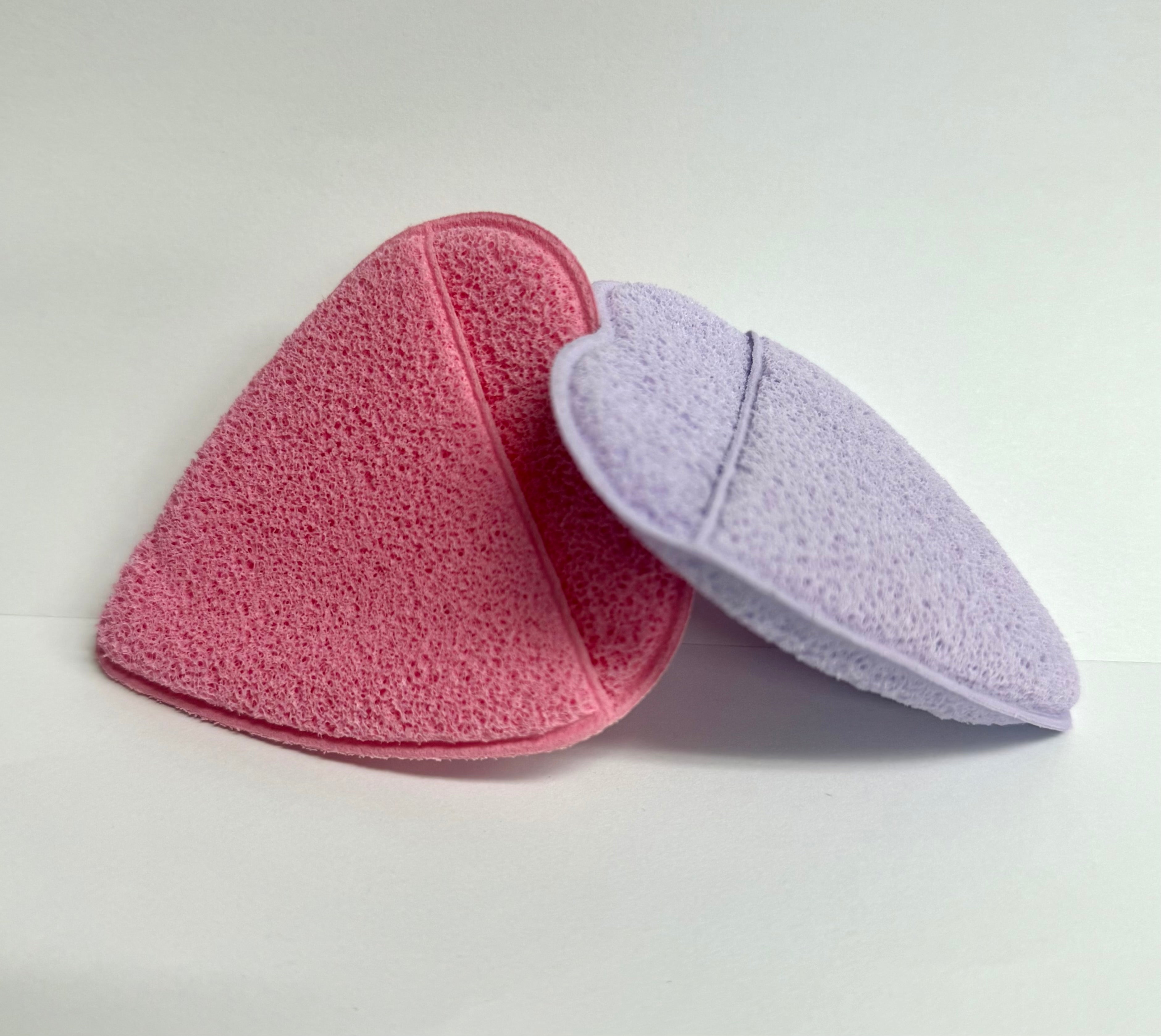 Simply Bella Soft Face Cleaning Deep Cleansing Sponge - Pink and Purple