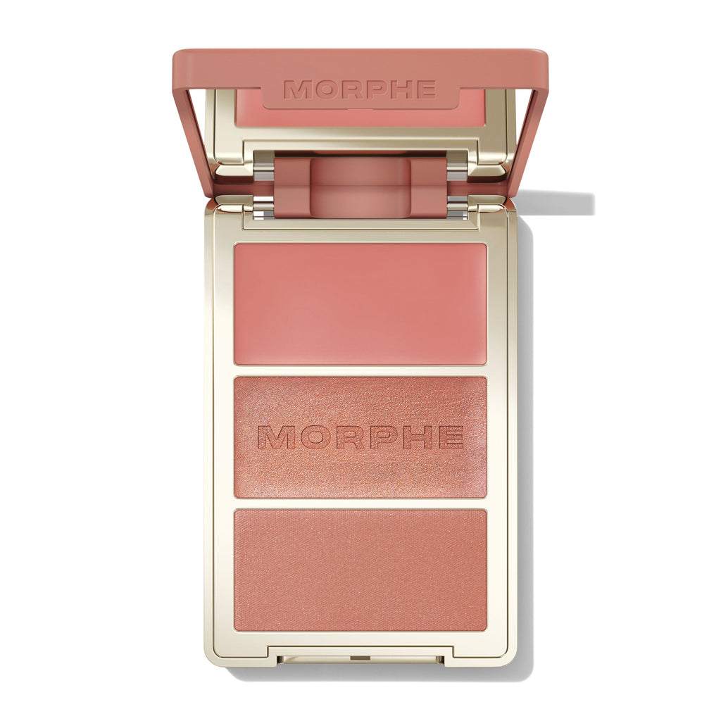 Morphe Cheek Thrills Multi-Finish Face Trio - After party
