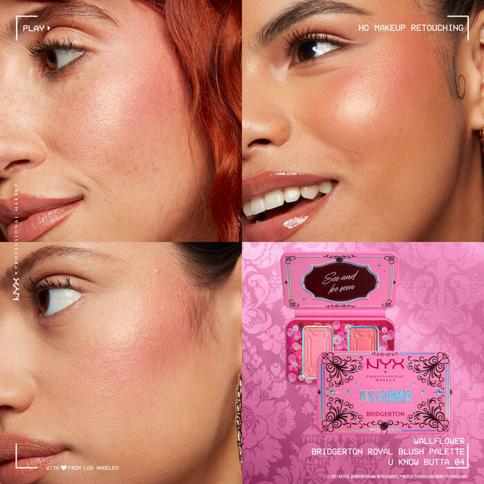 Nyx BRIDGERTON ROYAL BLUSH PALETTE - Wallflower