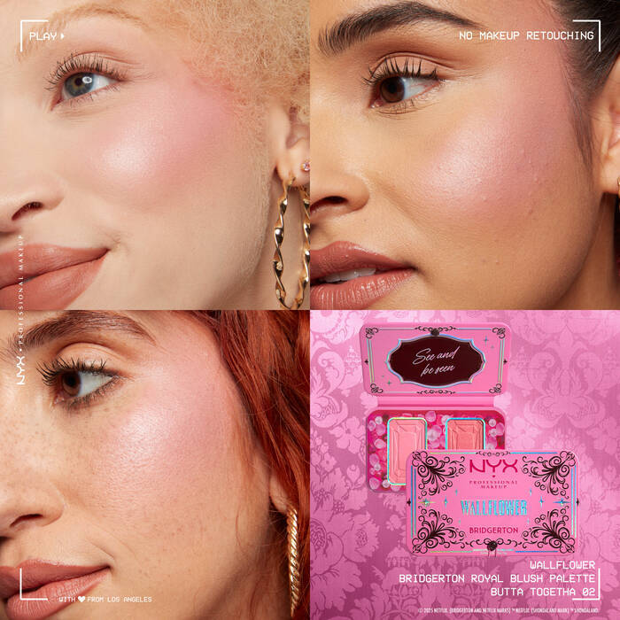 Nyx BRIDGERTON ROYAL BLUSH PALETTE - Wallflower