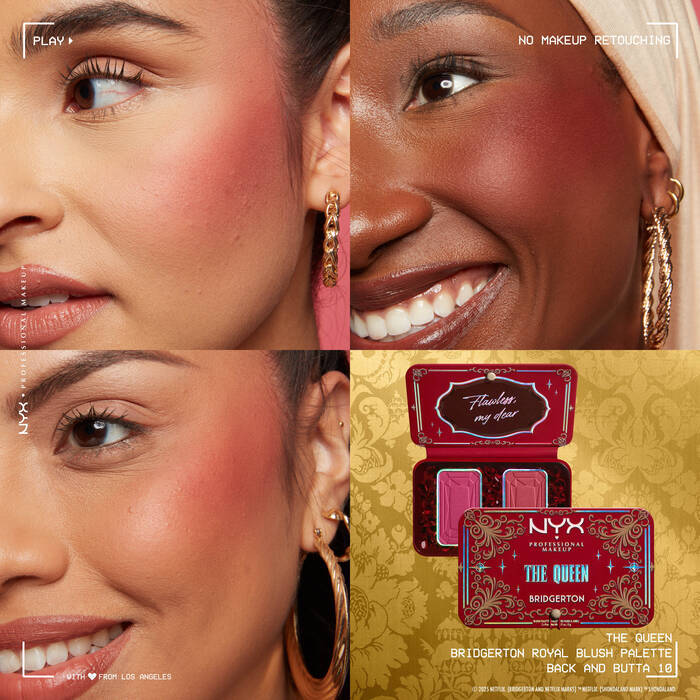 Nyx BRIDGERTON ROYAL BLUSH PALETTE - The queen