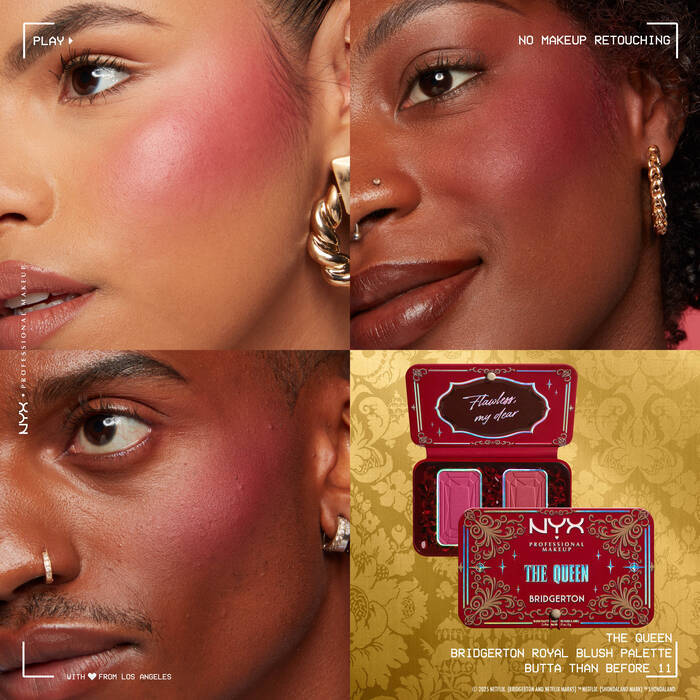 Nyx BRIDGERTON ROYAL BLUSH PALETTE - The queen