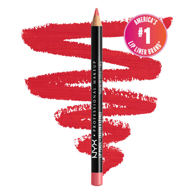 NYX Slim Lip Pencil - Hot red