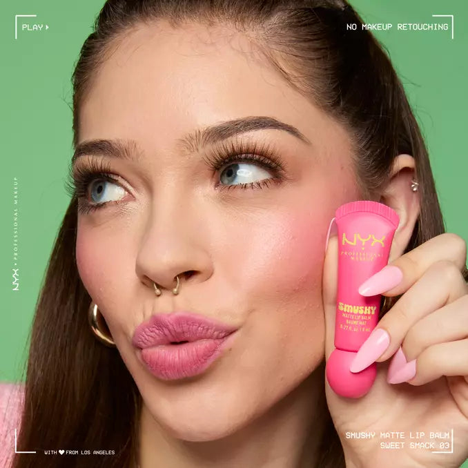 Nyx Smushy Matte Lip Balm - Smudge Fudge