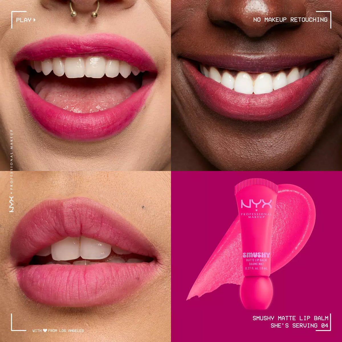 Nyx Smushy Matte Lip Balm - She´s Serving