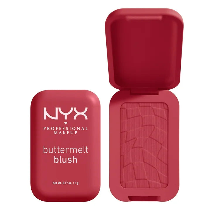 NYX Professional Makeup Butter Melt Powder Blush, - Back and Butta