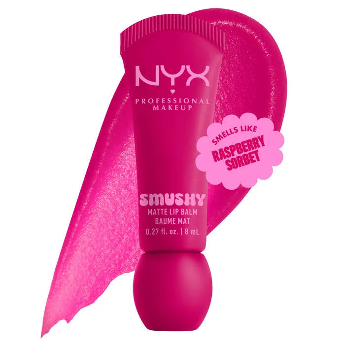 NYX SMUSHY MATTE LIP BALM - She's Serving Fuchsia