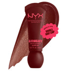 NYX SMUSHY MATTE LIP BALM - Smudge Fudge Chocolate Brown