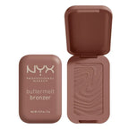 NYX Professional Makeup Butter Melt Powder Bronzer, - Butta Biscuit