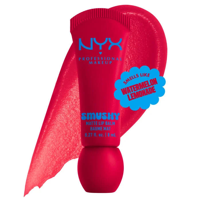 NYX SMUSHY MATTE LIP BALM - Sassy Stuff Candy Apple Red