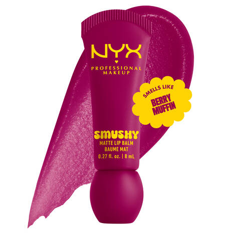 NYX SMUSHY MATTE LIP BALM - Silly Sippin' Deep Purple