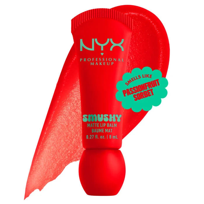 NYX SMUSHY MATTE LIP BALM - Soft Sorbet Orange