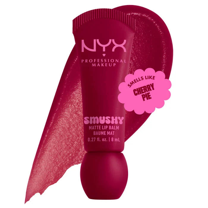 NYX SMUSHY MATTE LIP BALM - Squeeze N' Sizzle Cherry Red