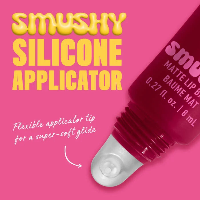 NYX SMUSHY MATTE LIP BALM - Squeeze N' Sizzle Cherry Red
