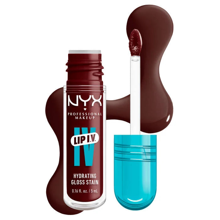 NYX Lip I.V Hydrating Lip Gloss Serum - Water Bout Wine