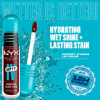 NYX Lip I.V Hydrating Lip Gloss Serum - Water Bout Wine